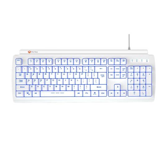 One Off Job Lot of 10 MeeTion White USB Backlit Gaming Keyboard - K9000