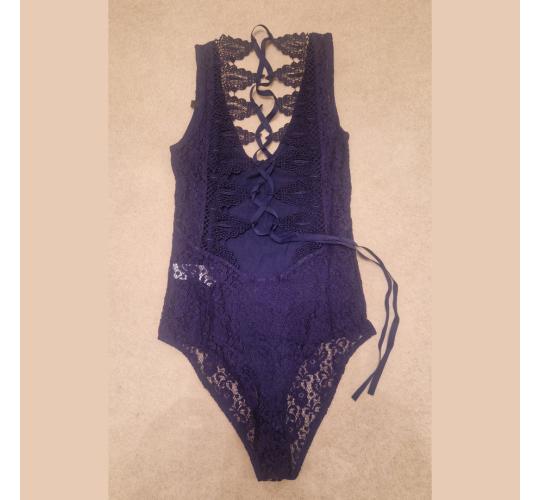 Ex Brand - New Sleeveless Lace Bodysuit x 29 pce JOBLOT