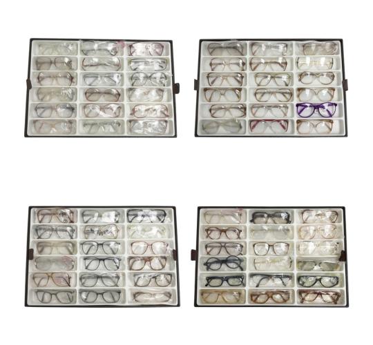 One Off Job Lot of 93 Mixed Vintage Branded Glasses + Carry Briefcase!