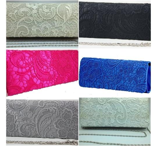 approx 700 pcs all colours all sorts clutch handbag