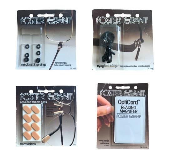 One Off Job Lot of 40 Mixed Vintage Foster Grant Eyeglasses Accessories