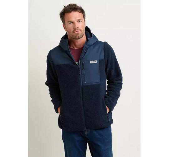 One Off Job Lot of 7 Brakeburn Men's Navy Zip Thru Fleece