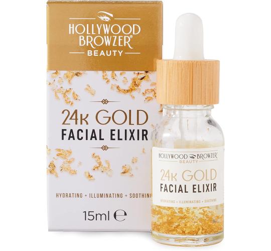 500 x Hollywood Browzer 24K Gold Facial Elixir 15ml