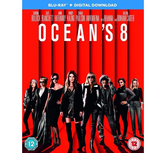500 x Oceans 8 Blu Ray