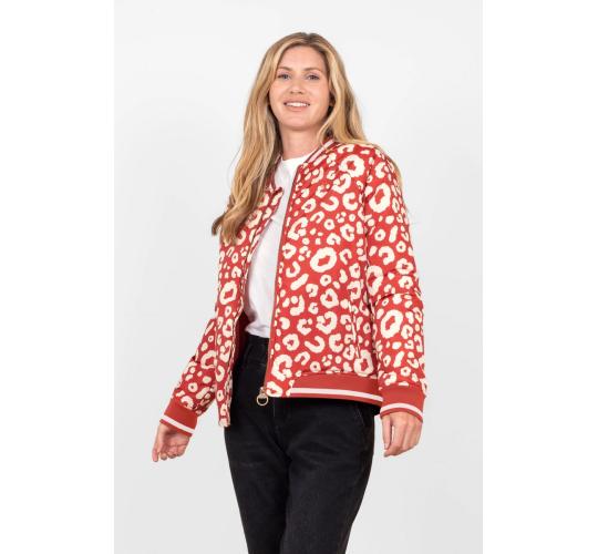 One Off Job Lot of 5 Brakeburn Women's Leopard Bomber Jacket