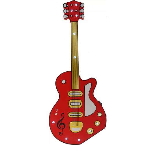 led guitar wall light