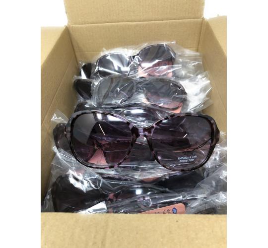 25 Pairs Ladies Sunglasses Purple Animal Print (Ex-Chain Store) UV400 033J 