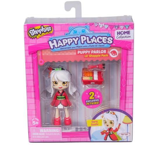 Shopkins Happy Places Lil Shoppie Doll Pack - Sara Sushi