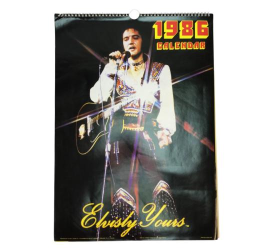 Wholesale Job Lot of 50 Official Elvis Presley Vintage 1986 Calendars