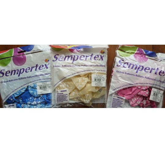 60 Packs of 25 Age related Amcan Biodegradable Latex balloons Various ages