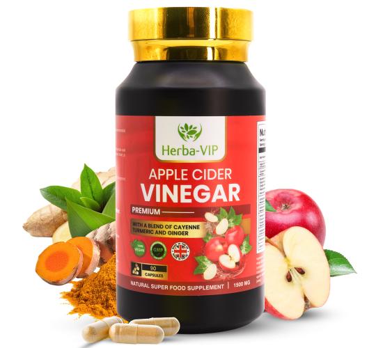Wholesale Joblot of 40 Apple Cider Vinegar Premium Capsules with Cayenne Pepper, Turmeric & Ginger Root