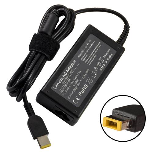 For Lenovo 65W 20V 3.25A USB Type Yellow Tip Laptop AC Adapter Charger