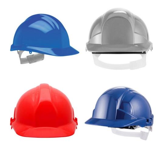 One Off Job Lot of 110 Mixed Centurion Safety Helmets