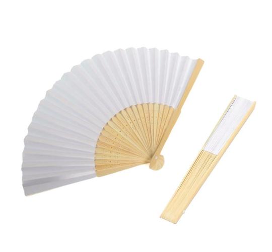 One Off Job Lot of 200 Classic Bamboo Folding Hand Fans
