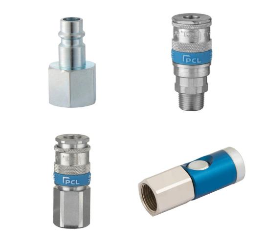 One Off Job Lot of 219 Mixed Euro Profile Air Line Couplings - PCL & TST