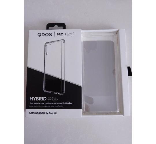 QDOS Protect Hybrid Clear Case Samsung Galaxy A42 5G Retail Presentation 36pcs.