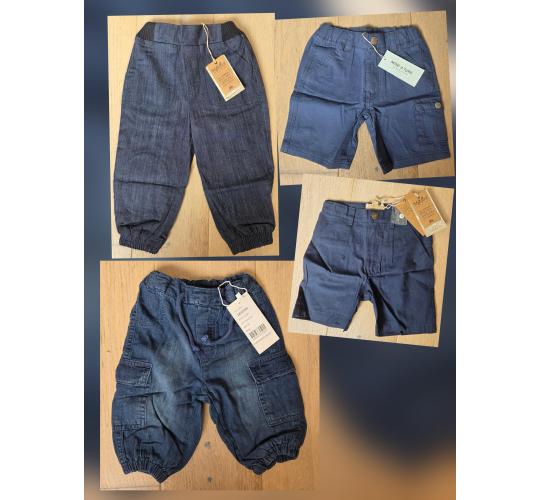 One Off Joblot Of 12 Boys Shorts & Trousers Mini A Ture & MeMini 6m-5yrs