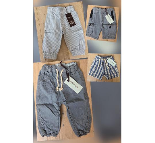 One Off Joblot Of 9 Boys Shorts & Trousers Mini A Ture & MeMini 6m-3yrs