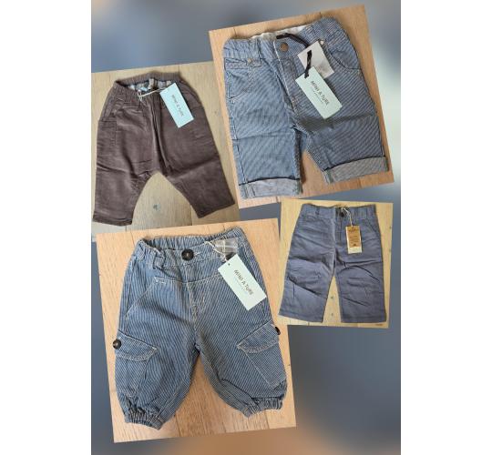 One Off Joblot Of 12 Boys Shorts & Trousers Mini A Ture & MeMini 6m-5yrs ​Chinos, Corduroy, Denim