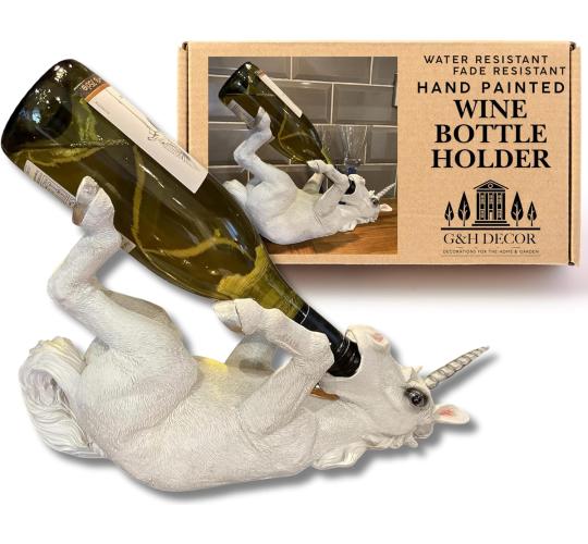 Adorable 38cm Unicorn Wine Bottle Holder