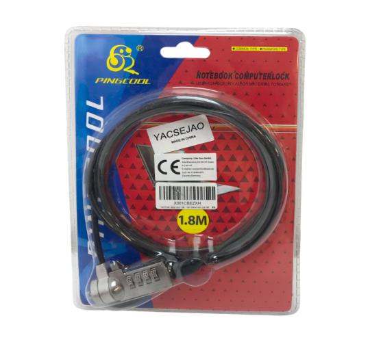 One Off Job Lot of 10 Pingcool Notebook Computer Lock (1.8mm)