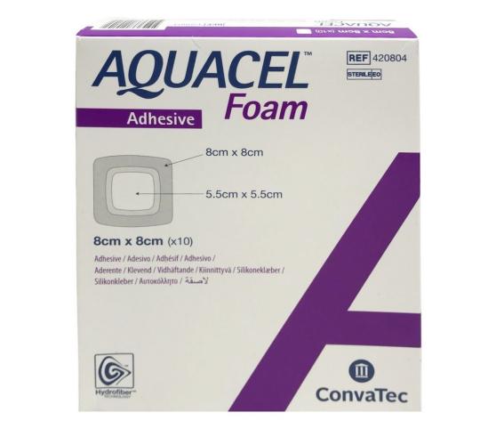 One Off Job Lot of 3 Boxes of 10 Aquacel Silicone Hydrofiber Foam Dressings