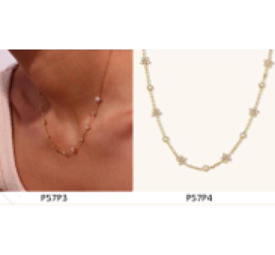 Waterproof Stainless Steel Flower Necklace