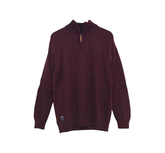 One Off Job Lot Of 12 Brakeburn Fineguage Quarter Zip Jumpers