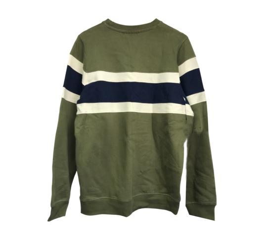 One Off Job Lot Of 8 Brakeburn Men's Stripe Crew Neck Sweat