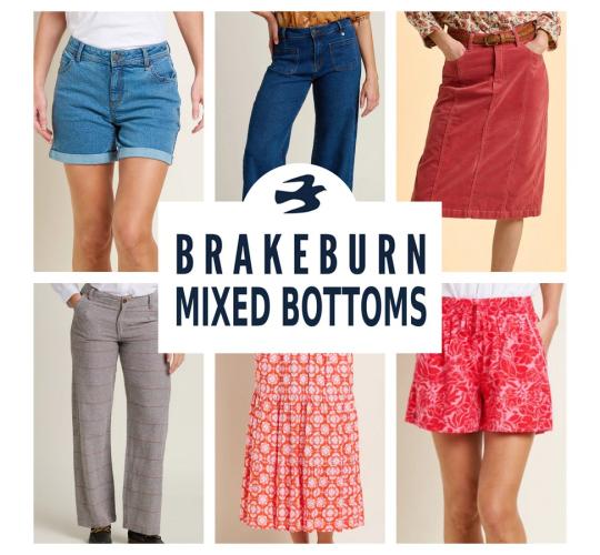 Wholesale Job Lot of 15 Women's Brakeburn Mixed Bottoms - Great Variety!