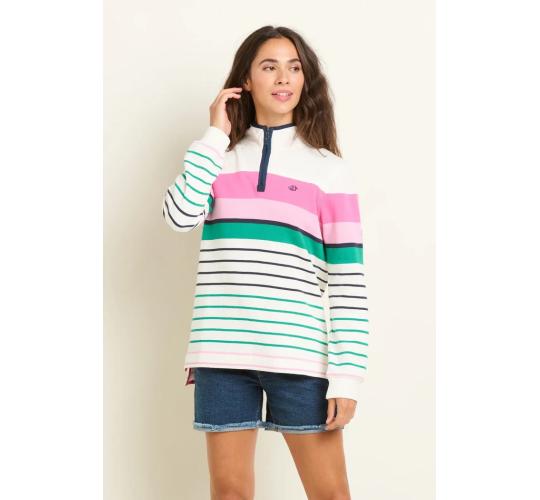 Joblot of 10 Ladies Brakeburn Multi Colour 1/4 Zip Sweatshirt