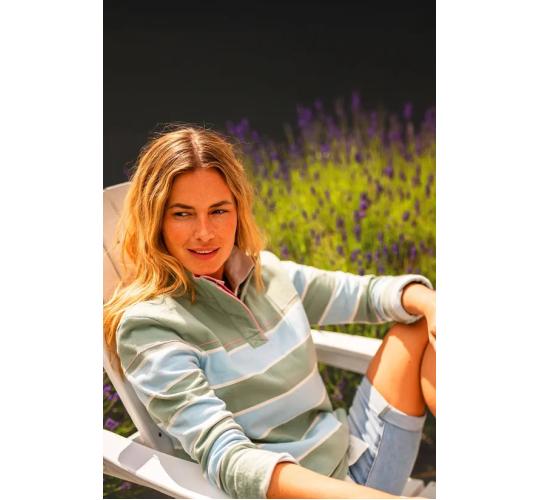 Joblot of 5 Ladies Brakeburn Engineered Stripe 1/4 Sweaters