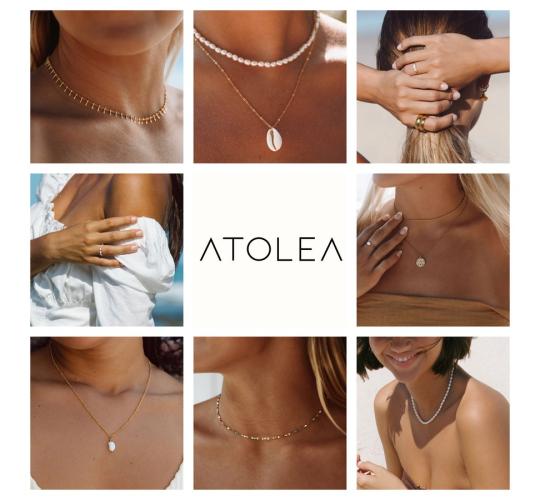 One Off Job Lot of 10 Mixed ATOLEA Jewellery - Rings, Bracelets & Necklaces!