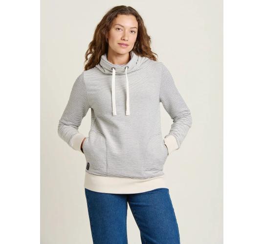 Joblot of 5 Ladies Brakeburn Cream Stripe Cowl Neck 100% Cotton Sweatshirt