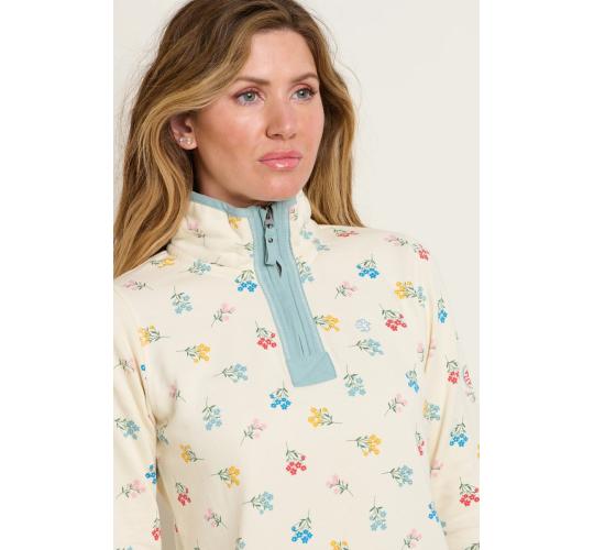 One Off Joblot of 8 Brakeburn Ladies Floral Quarter Zip Sweat