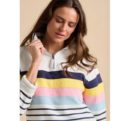 One Off Joblot of 6 Brakeburn Ladies Chest Stripe Quarter Zip