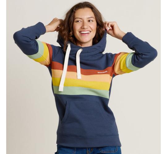 One Off Joblot Of 5 Brakeburn Women's Stripe Elise Hoodie