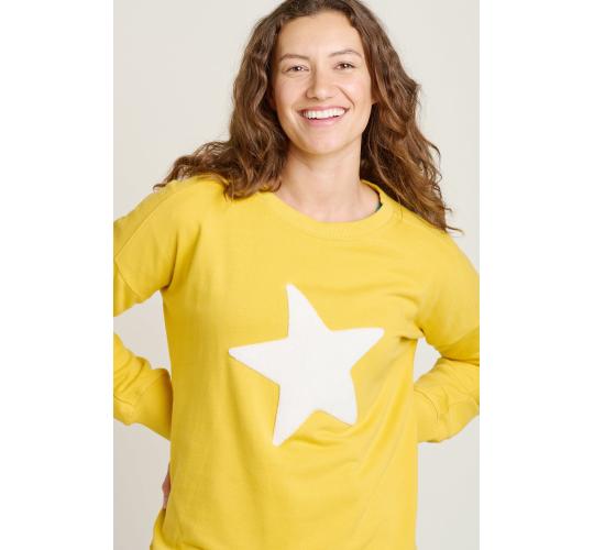 One Off Joblot Of 6 Ladies Brakeburn Star Crew Neck Sweatshirt