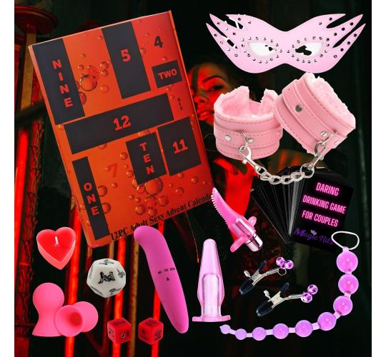 8 Sets-Adult Advent Calendar for Her-12 Christmas Nights of Naughty Delights Set|GCAPSET050|UK SELLER