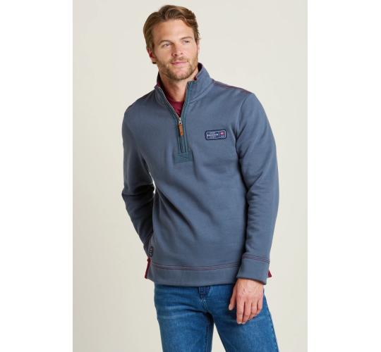 Job Lot Of 5 Mens Brakeburn Blue Quarter Zip Sweatshirt