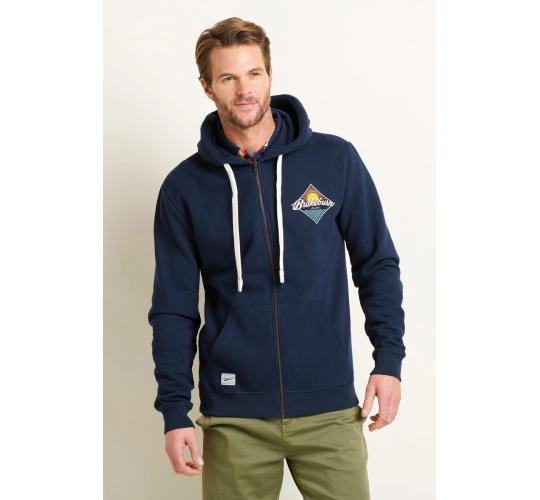 One Off Joblot of 6 Brakeburn Men's Graphic Zip Through Hoodie