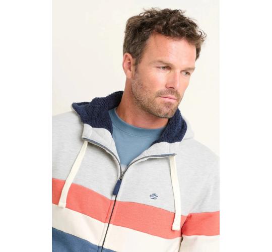 One Off Joblot of 5 Brakeburn Men's Colour Block Zip Through Hoodie
