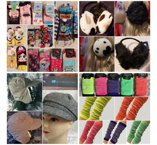 Childrens Accessories 99 pcs Hats / Tights / Character Socks / Accessories