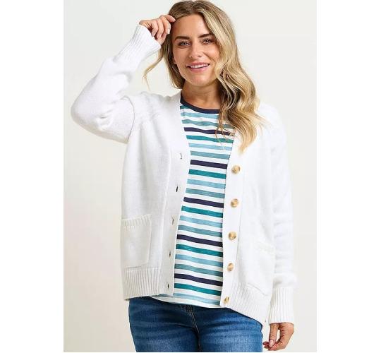 Joblot Of 3 Ladies Brakeburn Chunky Cream Cardigans