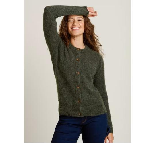 Joblot Of 5 Ladies Brakeburn Rib Stitch Cardigan, Green