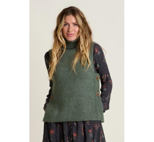 Joblot Of 5 Ladies Brakeburn Button Side Knitted Vest
