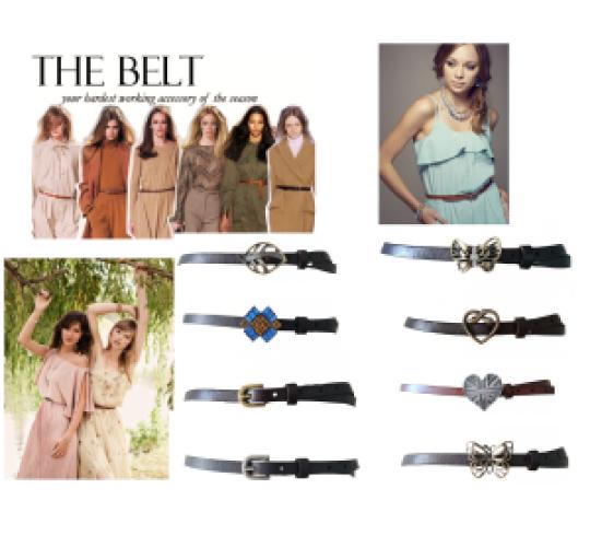 80 Designer Leather Belts with 80 Interchangeable Mini Buckles