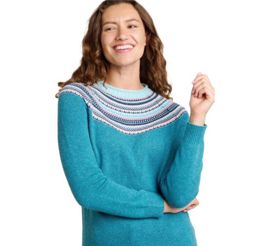 Job Lot of 4 Ladies Brakeburn Fairisle Knitted Crew Neck Jumper