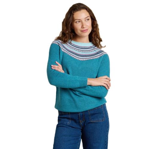 Job Lot of 3 Ladies Brakeburn Fairisle Knitted Crew Neck Jumper