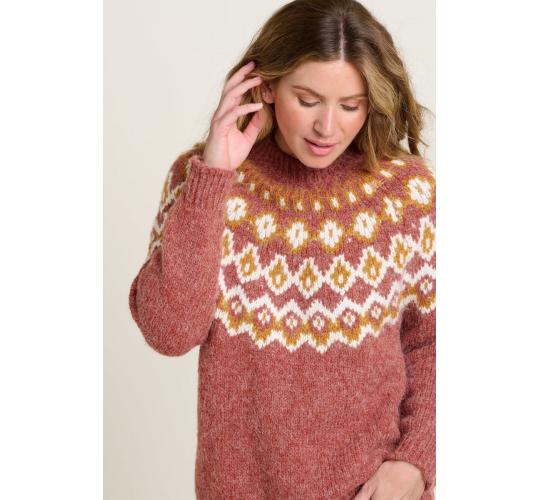 One Off Joblot of 6 Ladies Brakeburn Chunky Knitted Fairisle Jumper